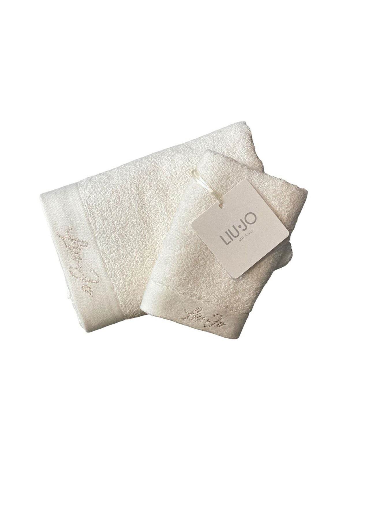 Asciugamani Coppia 1+1 Biancheria LJ coppia LB965B Liu Jo Home - evabiancheria